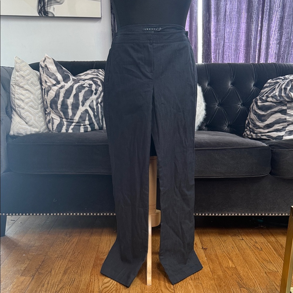 Theory Black Women's Trousers